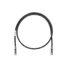 Cable de parcheo UTP Categoría 6, con plug modular en cada extremo1 m.Negro