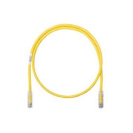 Cable de parcheo UTP Categoría 6, con plug modular en cada extremo1 m.Amarillo
