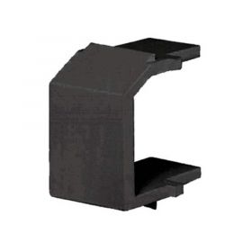 Módulo de tapa ciega (Inserto Ciego), Tipo Keystone, Color Negro