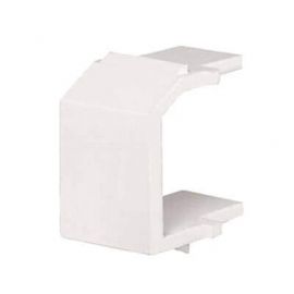 Módulo de tapa ciega (Inserto Ciego), Tipo Keystone, Color Blanco Mate