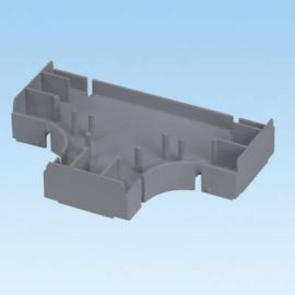 Separación Poder/Datos PANDUIT T45TD, PVC, Gris
