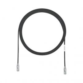 Cable de Parcheo TX6, UTP Cat6, Diámetro Reducido (28AWG), Color Negro, 5ft