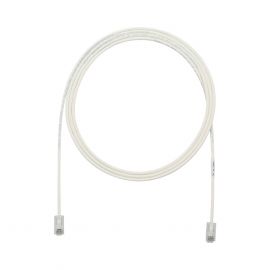 Cable de Parcheo UTP Cat6A, CM/LSZH, Diámetro Reducido (28AWG), Color Blanco Mate, 10ft