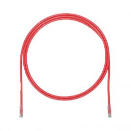 Cable de Parcheo UTP, Cat6A, 24 AWG, CM, Color Rojo, 5ft