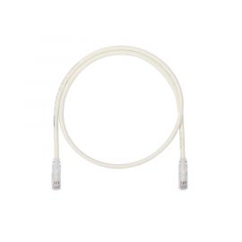 Cable de Parcheo UTP, Cat6A, 26 AWG, CM, Color Blanco Mate, 3ft