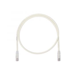Cable de Parcheo UTP, Cat6A, 26 AWG, CM, Color Blanco Mate, 7ft