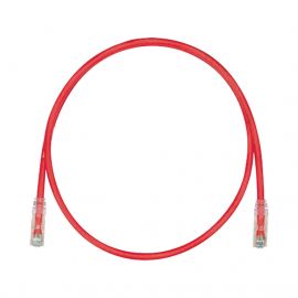 Cable de Parcheo TX6, UTP Cat6, 24 AWG, CM/LSZH, Color Rojo, 10ft