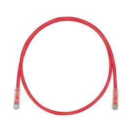 Cable de Parcheo TX6, UTP Cat6, 24 AWG, CM/LSZH, Color Rojo, 5ft