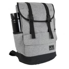 Mochila Escolar Gris Nova .