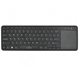 Teclado PERFECT CHOICE PC-201021, RF inalámbrico, QWERTY, Negro, Universal, Inalámbrico