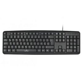 Teclado PERFECT CHOICE PC-201038, USB, QWERTY, Negro, Universal, Alámbrico