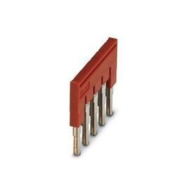 Puente Enchufable- Phoenix Contact, Paso 6,2 Mm, Anchura 29,3 Mm, Numero de Polos 5, Color Rojo- Orden Mínima 50 Pz
