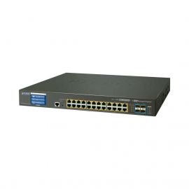 Switch Administrable L2+ 24 puertos gigabit c/ Ultra PoE, 4 puertos 10G SFP, c/Display, (600W)