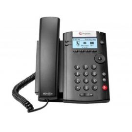 Teléfono VVX POLYCOM 2200-40450-025Terminal con conexión por cable, Si, LCD, 2 líneas, Negro