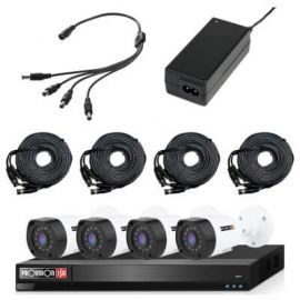 Kit de video vigilancia  PROVISION-ISR KIT-2MP-8X4-FREE-CABLE 8 canales, 2 MP