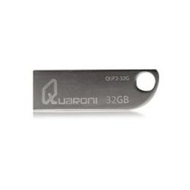 Memoria Quaroni 32 Gb USB 2.0 Cuerpo Metálico Compatible con Windows/Mac/Linux