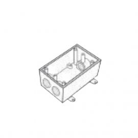 Caja Condulet FS de 3/4" ( 19.05 mm ) con tres bocas a prueba de intemperie.