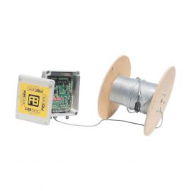 Kit de Cable Sensor Perimetral IRONCLAD para Cercas Ciclónicas / 152 METROS / 1 ZONA / Sin Falsas Alarmas por Viento / TODO Incluido