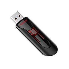 Memoria Sandisk 64Gb Usb 3.0 Cruzer Glide Z600 Negro C/Rojo