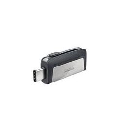 Memoria Sandisk 32 Gb Dual Ultra USB Tipo-C, USB 3.1 Negro /Plata 150Mb/S