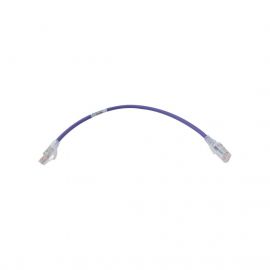Patch Cord MC6 Modular Cat6 UTP, CM/LS0H, 1ft, Color Violeta