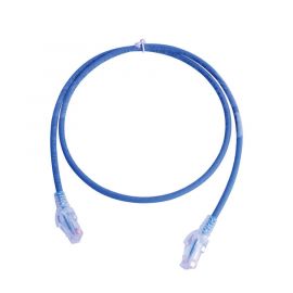 Patch Cord MC6 Modular Cat6 UTP, CM/LS0H, 3ft, Color Azul, Versión Bulk (Sin Empaque Individual)