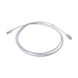 Patch Cord MC6 Modular Cat6 UTP, CM/LS0H, 7ft, Color Blanco, Diámetro Reducido (28AWG)