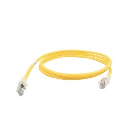 Patch Cord Z-MAX Cat6A UTP, CM, 5ft, Color Amarillo, Versión Bulk (Sin Empaque Individual)