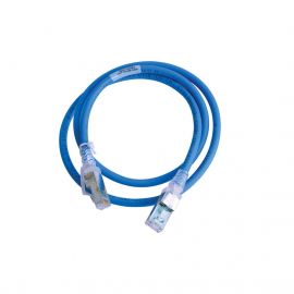 Patch Cord Z-MAX Cat6A S/FTP, CM/LS0H, 3ft, Color Azul