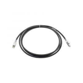 Patch Cord Z-MAX Cat6A S/FTP, CM/LS0H, 7ft, Color Negro, Versión Bulk (Sin Empaque Individual)