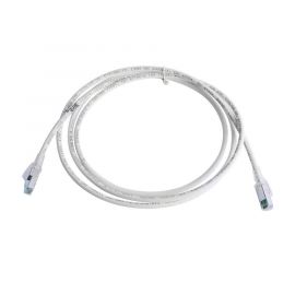 Patch Cord Z-MAX Cat6A S/FTP, CM/LS0H, 7ft, Color Blanco