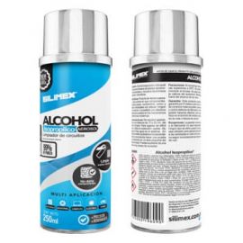 ALCOHOL ISOPROPILICO SILIMEX aerosol 250 ml, Azul, Alcohol Isopropilico, Componentes electrónicos