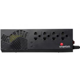 Regulador SMARTBITT SBAVR1200S4, Negro, 1200 VA, 600 W