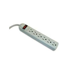Supresor/Protector De Sobretensión Smartbitt Sbss-180J6 - 6 X Nema 5-15R - 180J - 120V Ac Entrada