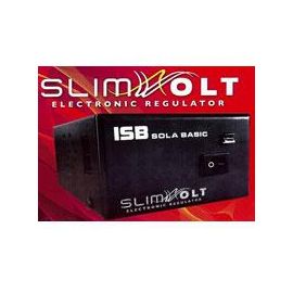 Regulador Sola Basic Isb Slim Volt, 1300Va/700W, 4 Contactos, Gabinete Metálico