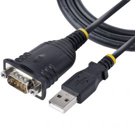 Cable De 1M Usb A Serial, Convertidor Db9 Macho Rs232 A Usb, Prolific, Adaptador Usb A Serial Para Plc/Impresora/Escaner, Adaptador Usb A Puerto Com, Windows/Mac - Startech.Com Mod. 1P3Fp-Usb-Serial