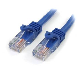 Cable 5M De Red Ethernet Cat5E Rj45 Sin Traba Snagless Azul