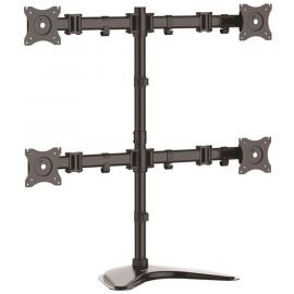 Base De Soporte Ajustable Vesa A Para 4 Monitores De Hasta 27