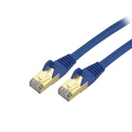 Cable De Red Ethernet Cat6A Bl Lindado De 60Cm Azul