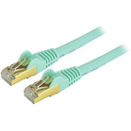Cable De Red Ethernet Cat6A Bl Lindado De 1.8M Aguamarina
