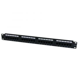 Panel De Parcheo 1U Cat6 110 2 4 Puertos De Montaje En Rack