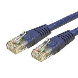 Cable de Red 22.8M Categoria Cat6 UTP RJ45 Gigabit Ethernet Etl, Patch Moldeado, Azul, Startech Mod. C6Patch75Bl