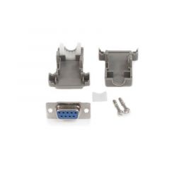 Conector Dsub Db9 Serial Hembra Con Carcasa Plastica
