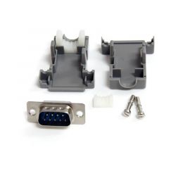Conector D-Sub DB9 Serial Macho Ensamblado con Carcasa Plástica, Startech