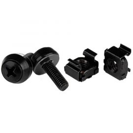 50 Tornillos Tuercas Jaula Cage Nuts M5 Para Rack Negro
