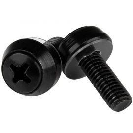 Paquete 50 Tornillos De Montaje Rack M6X12Mm Negro