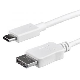 Cable Adaptador USB C a DisplayPort StarTech.com1 m, USB C, DisplayPort, Color blanco
