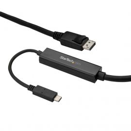 Cable Adaptador USB C a DisplayPort StarTech.com CDP2DPMM3MB3 m, USB C, DisplayPort, Negro