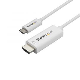 Cable Adaptador USB C StarTech.com CDP2HD1MWNLUSB C, HDMI, 1 m, Color blanco