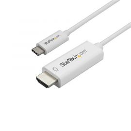 Cable USB C a HDMI StarTech.com CDP2HD3MWNL3 m, USB, HDMI, Color blanco